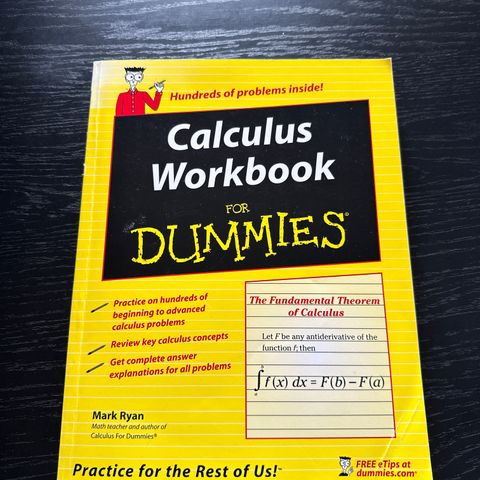 Calculus workbook for dummies