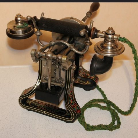 Antikk sjelden telefon fra ca 1905