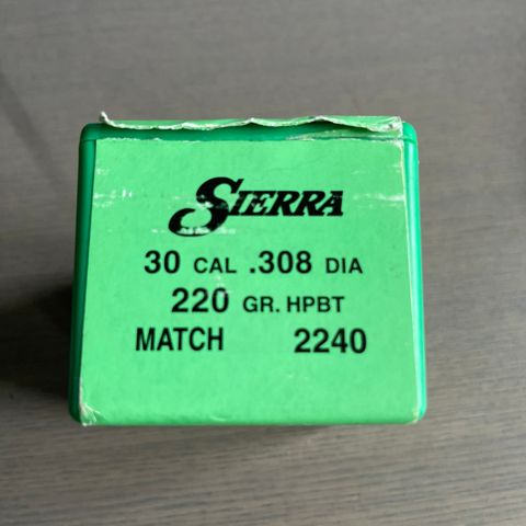 Sierra Matchking .30 kaliber 220 gr