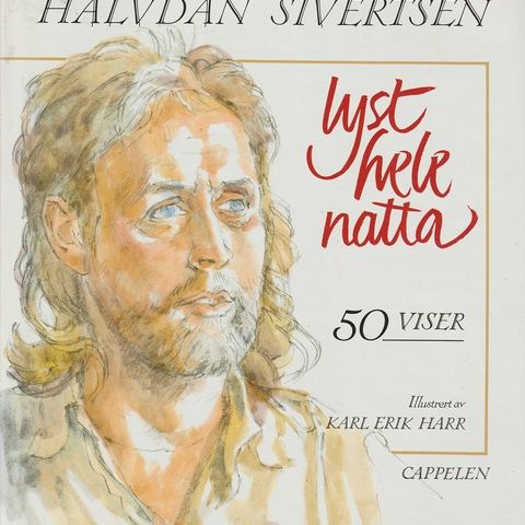 Halvdan Sivertsen " Lyst Hele Natta " Bok selges for kr.70