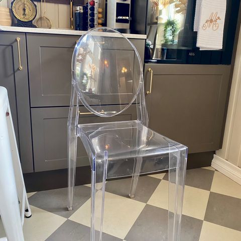 Kartell - Victoria Ghost Chair transparent -  4 stk - pris pr stol!