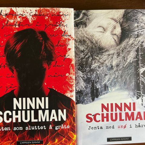 Ninni Schulman bøker