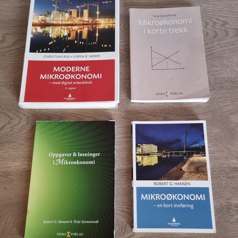 Mikroøkonomi bøker (BI) 4 stk