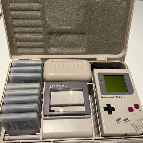 Gameboy original med masse tilbehør