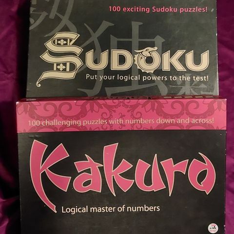 Kakuro og Sudoku - To logikkspill i brettspillversjon