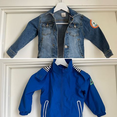 2 light kid’s jackets - age 1-2 years