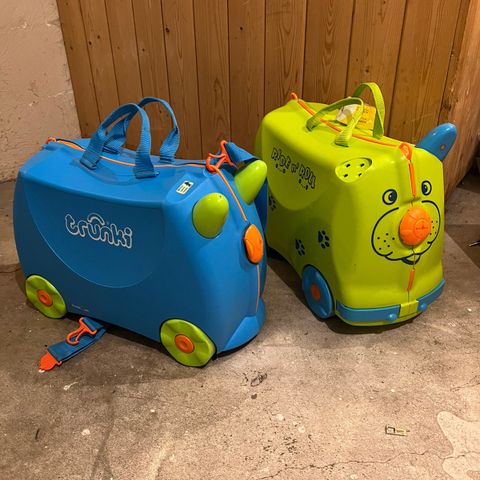 2 stk Trunki barnekoffert