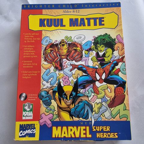 Kuul Matte Med Marvel Super Heroes - Iona- Big Box, Pc, 1996