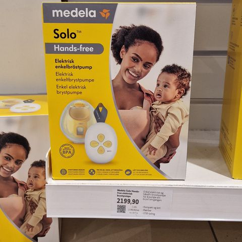 Brystpumpe Medela Solo hands - free