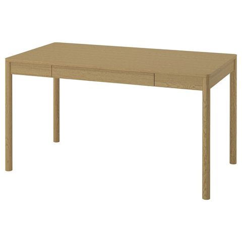 Helt nytt Tonstad skrivebord i Eikefiner fra Ikea - kun montert!