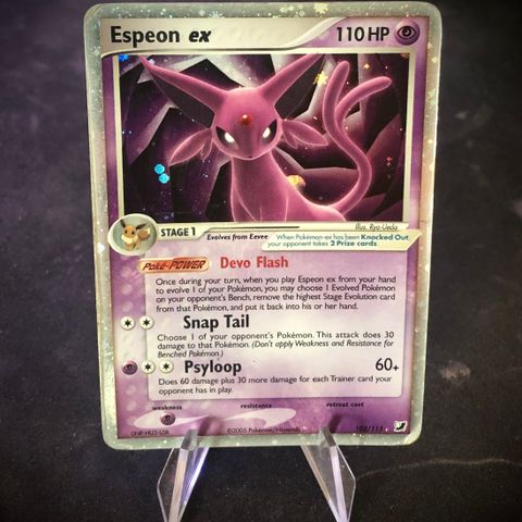 Rått Kort! Espeon EX 102/115 Unseen Forces