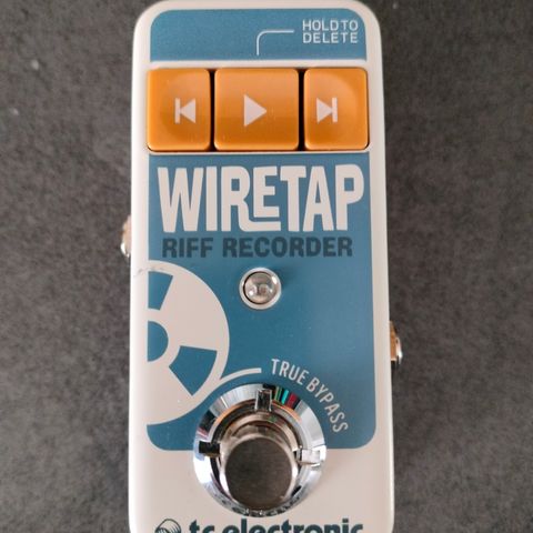 Tc electronic wiretap pedal riff recorder