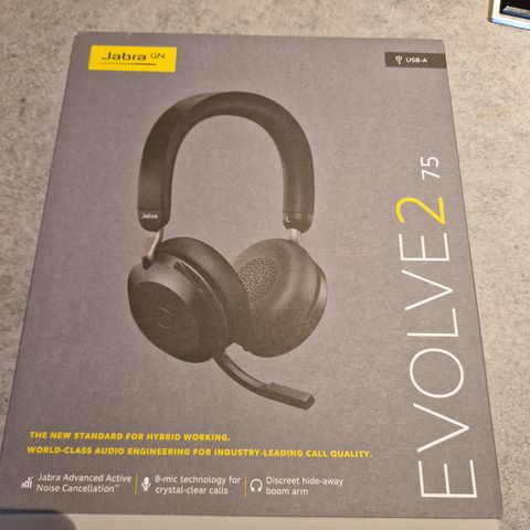 JABRA Evolve2 75 Link380c UC Stereo Blk