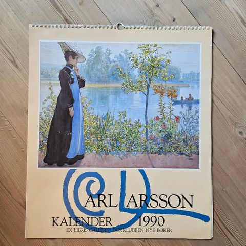 Komplett Carl Larsson kalender 1990