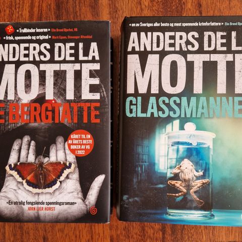Anders De La Motte - bok nr 1 og 2