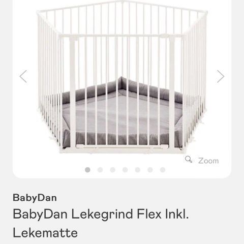 Babydan lekegrind flex inkl lekematte