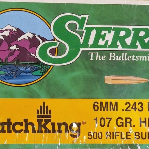 Sierra MatchKing 6mm 107gr