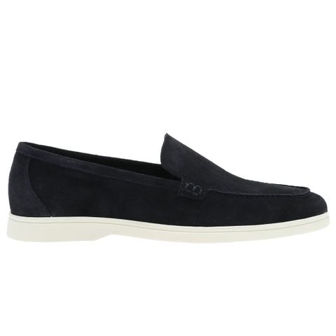 Gregers Sport Loafer Suede Navy