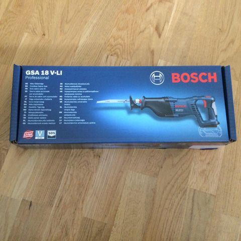 Ny - Bosch Professional bajonettsag i forseglet eske.