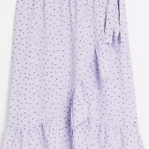 Mari-lou midi skirt fra Monki – lilla skjørt