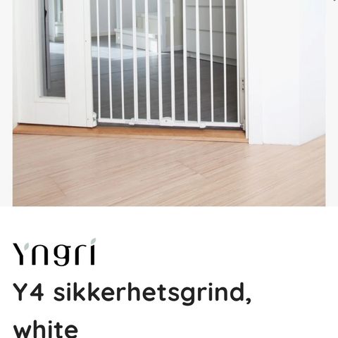 Trappegrind kun åpnet (feilkjøp) YNGRI 4Y