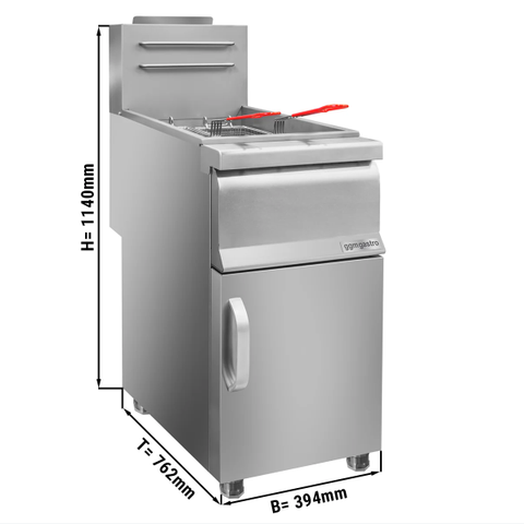 Gass frityrkoker 16 liter / 27 kW Naturgass