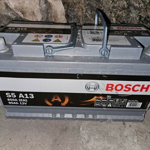 Brukt Bosch batteri