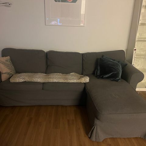 Ektorp sofa med sjeselong