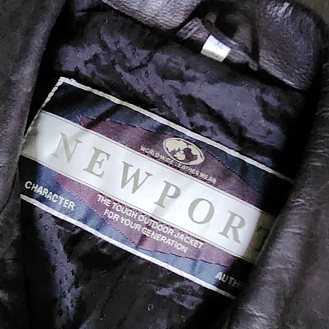 Newport vintage skinnjakke