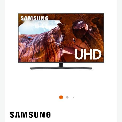 Så god som ny Samsung 4k tv (reservert)