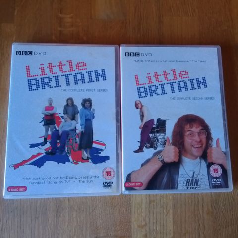 Little Britain - Serie 1 & Serie 2 -  Dobbel DVDs