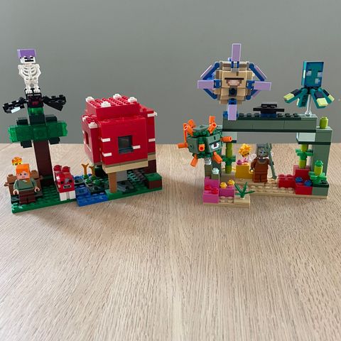 Lego Minecraft Sopphuset 21179 og Vokterslaget 21180