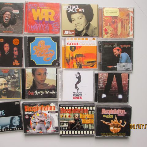 Soul , Funk , Dub , Ska CD selges samlet 35 stk