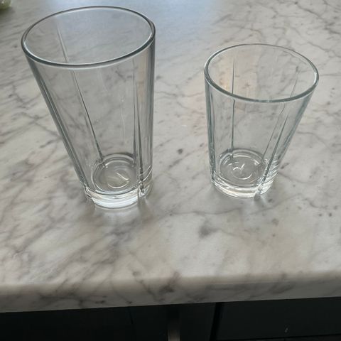 Rosendahl vannglass og kaffeglass