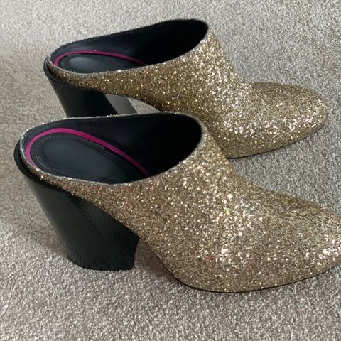 Malene Birger glitter mules