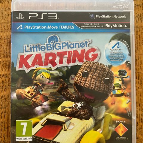 Ps3 spill LITTLE BIG PLANET KARTING barn