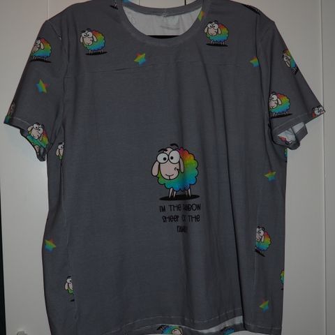 Rainbow sheep t-skjorte til salgs