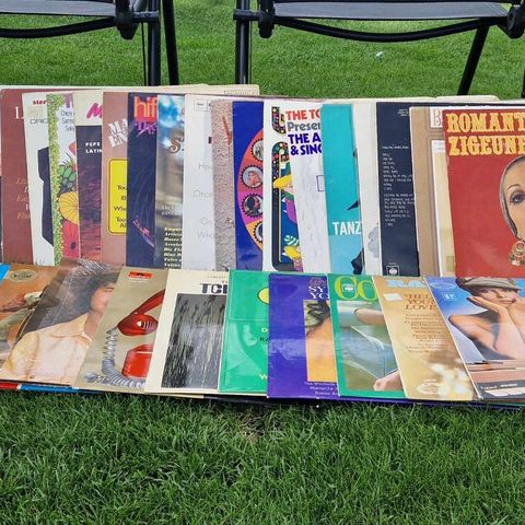 Klassisk og pop vinylplater fra 1968