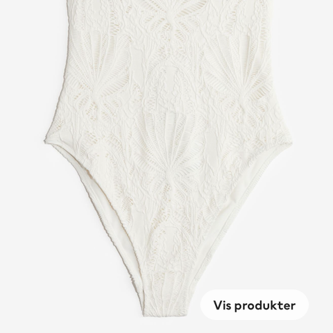 Populær bandeau- badedrakt fra H&M