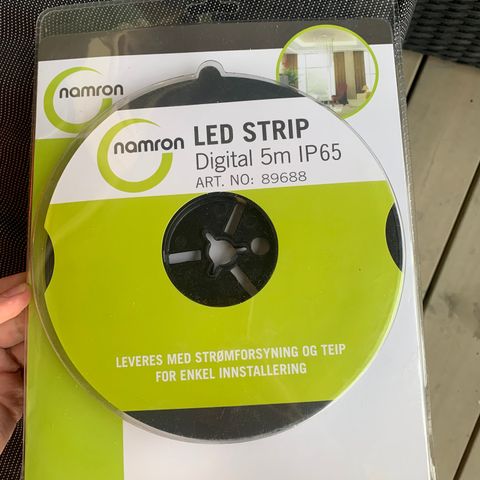 Namron led stripe 5m IP65, nypris 799kr