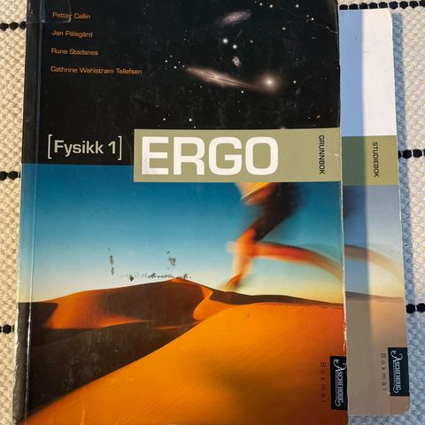 Ergo Fysikk 1 Grunnbok + Studiebok