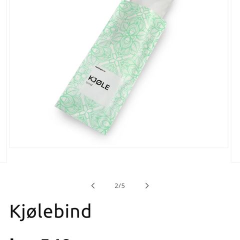 Uåpnet 20pk kjølebind