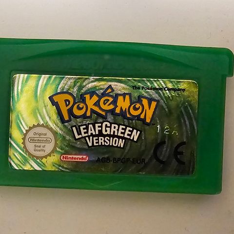Pokemon Leaf Green Gameboyspill selges