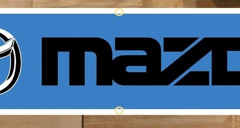 Stort MAZDA banner