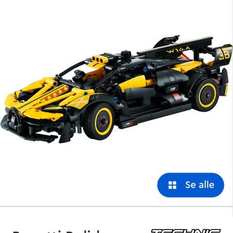 Lego bugatti uåpnet