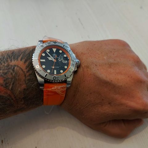 Addiesdive 41mm Yacht-Master Miyota Japan 2115 Urverk 20ATM