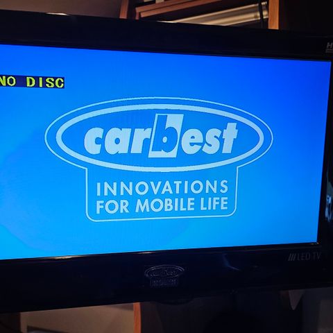 carBest 15,6" 12 volts hd ready tv med dvd