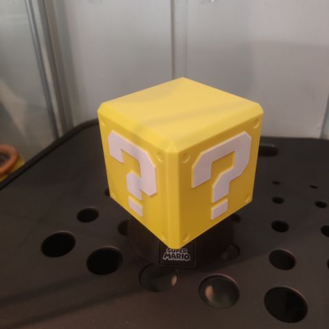 Mario question block light