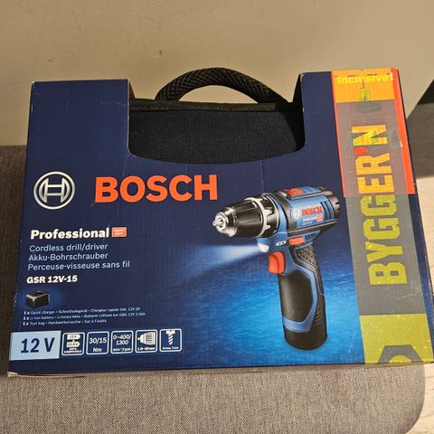 Bosch GSR 12v-15