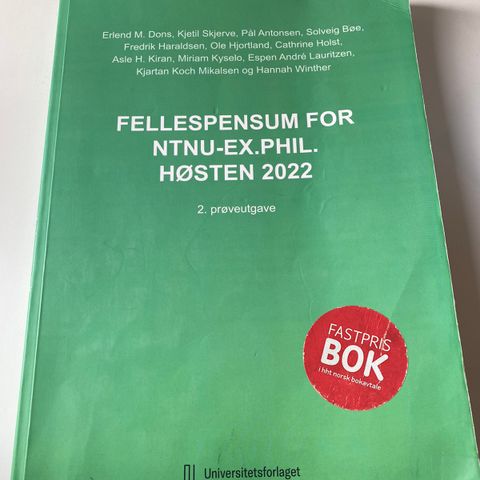 Fellespensum exphil NTNU